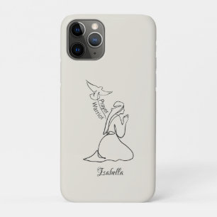 Gebetskrieger Design & Benutzerdefinierter Name Case-Mate iPhone Hülle