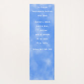 Gebetsmat in Englisch & Spanisch (Front & Back) . Yogamatte (Rückseite)