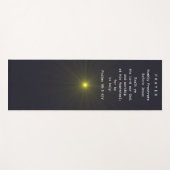 Gebetsmat in Englisch & Spanisch (Front & Back) . Yogamatte (Vorderseite (Horizontal))