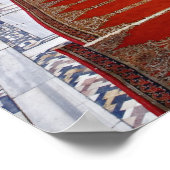 Gebetsmorsche, die in die islamische Moschee, Kair Poster (Ecke)