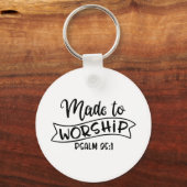 Gebetsmüde aus Angst vor Gott Schlüsselanhänger (Vorderseite)