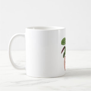 Gebetsmuster-Kawaii-Innenraumpflanze-Tasse Kaffeetasse