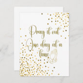 Gebetsnachweis Begleitkarte (Vorne/Hinten)