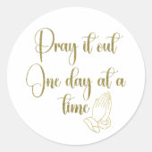 Gebetsnachweis Runder Aufkleber (Vorderseite)