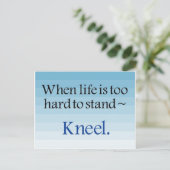 Gebetspenden Postkarte (Stehend Vorderseite)