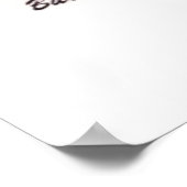 Gebetspenster für ein Baby Poster (Ecke)