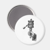 Gebetsrad (Tibet) Magnet (Vorderseite/Rückseite)