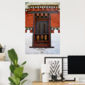 Gebetsräder im Tempel Poster (Heimbüro)