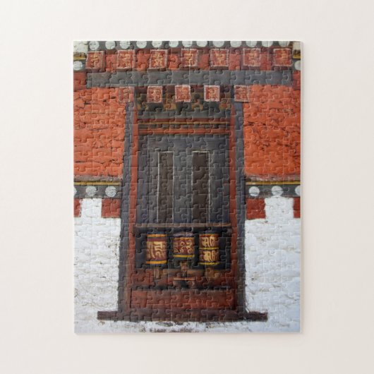 Gebetsräder im Tempel Puzzle (Vertikal)