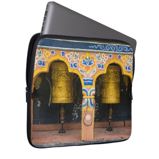 Gebetsräder Laptopschutzhülle (Vorne Rechts)