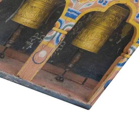 Gebetsräder Schneidebrett (Ecke)