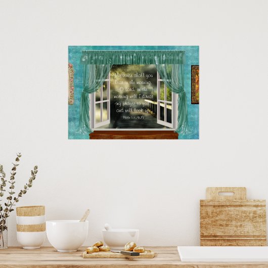 Gebetsschrift Poster (Küche)