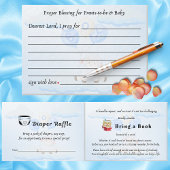 Gebetssegnung für die zukünftigen Eltern und das B Sockelschild