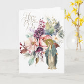 Gebetstag der religiösen Blumenmütter Karte (Gelbe Blume)