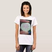 Gebetsverse in der Bibel T-Shirt (Vorne ganz)