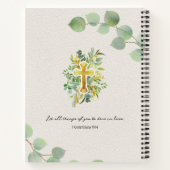 Gebetszeitung Jesus Cross Notizblock (Rückseite)