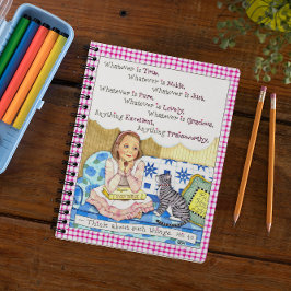 Gebetszeitung, was auch immer notizblock