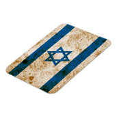 gebeugte israelische Flagge Magnet (Linke Seite)