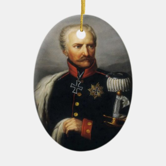 Gebhard von Blucher Keramik Ornament (Vorne)
