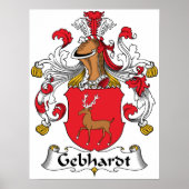 Gebhardt Familienwappen Poster (Vorne)