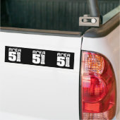 Gebiet 51 Alien Besucher Autoaufkleber (Auf Lkw)