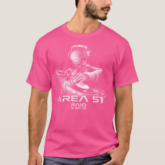 Gebiet 51 Alien Dj Scratcher T-Shirt