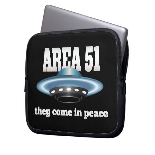 Gebiet 51 laptopschutzhülle (Vorderseite Links)