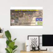 Gebiet 51 Luciferian Ley-Lines 3 Poster (Heimbüro)