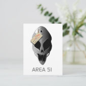 Gebiet 51 postkarte (Stehend Vorderseite)