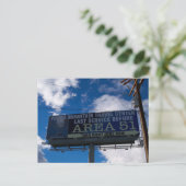 Gebiet 51 postkarte (Stehend Vorderseite)
