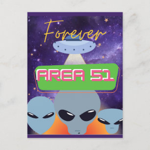 Gebiet 51 postkarte