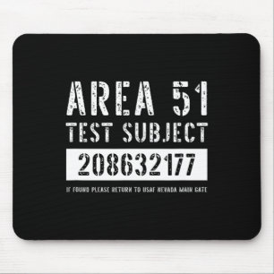 Gebiet 51 Prüfgegenstand 2177 Alien Entführung Hal Mousepad