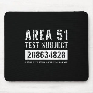 Gebiet 51 Prüfgegenstand 4828 Alien Entführung Hal Mousepad