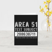 Gebiet 51 Prüfgegenstand 8711 Alien Entführung Hal Karte (Gelbe Blume)