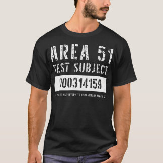 Gebiet 51 Prüfung Betreffende Alien der Entführung T-Shirt