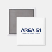 Gebiet 51 Reverse Engineering Außerirdische UFO Pa Magnet (Vorderseite/Rückseite)