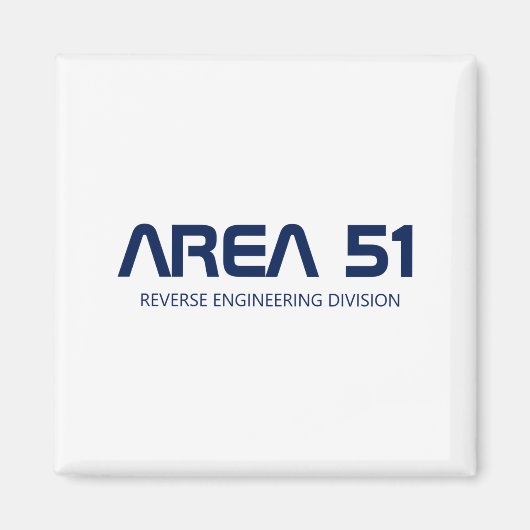 Gebiet 51 Reverse Engineering Außerirdische UFO Pa Magnet (Vorne)