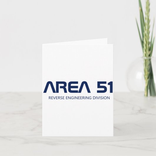 Gebiet 51 Reverse Engineering Außerirdischer UFO-P Karte (Vorderseite)