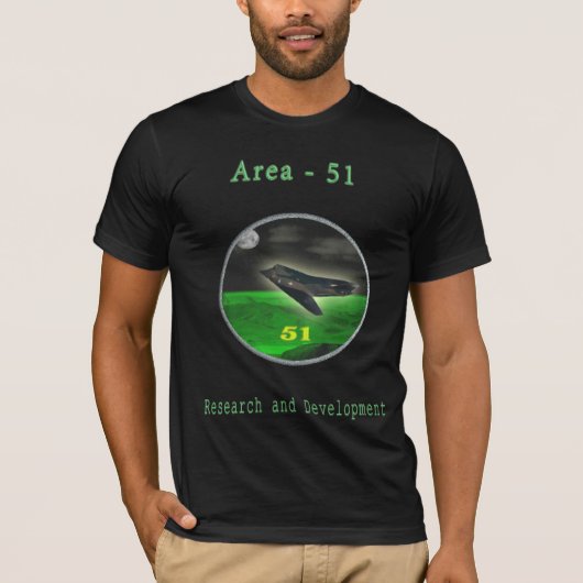 Gebiet 51 T-Shirt (Vorderseite)