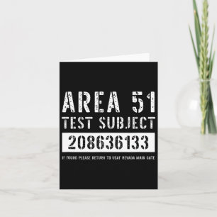 Gebiet 51 Testobjekt 6133 Alien-Entführung Hallowe Karte