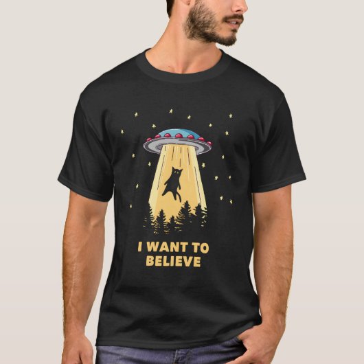 Gebiet 51 Ufo Jäger Alien Entführung Wollte ich na T-Shirt (Vorderseite)