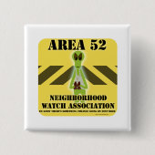 Gebiet 52 Alien Nachbarschaft Button (Vorderseite)
