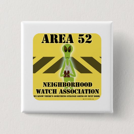 Gebiet 52 Alien Nachbarschaft Button (Vorderseite)