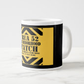 Gebiet 52 Uhr Beobachtungsmission Jumbo-Tasse (Vorderseite Rechts)