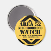 Gebiet 52 Uhr Beobachtungsmission Magnet (Vorderseite/Rückseite)