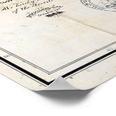 GEBIET ARIZONA MAP 1865 POSTER (Ecke)