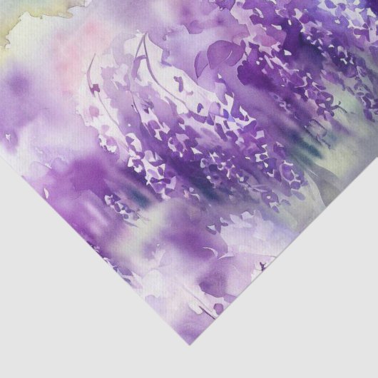 Gebiet Blume-Wisteria (A) Aquarellbilder Seidenpapier (Ausschnitt)