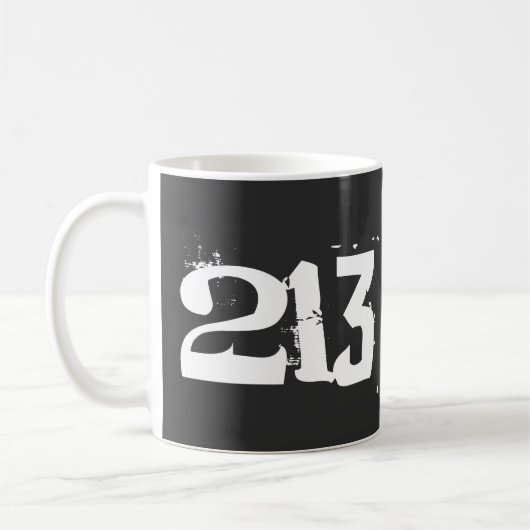 Gebiet Code 213 (Los Angeles) Kaffeetasse (Links)
