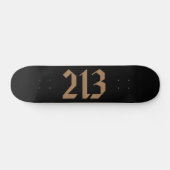 Gebiet Code 213 (Los Angeles) Skateboard (Horizontal)