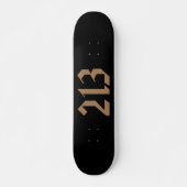 Gebiet Code 213 (Los Angeles) Skateboard (Vorne)
